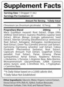 GlycoFortin-Supplement-Facts