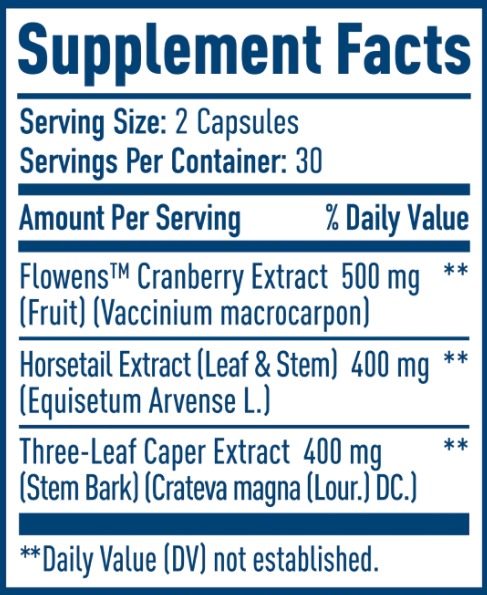 NativePath-Bladder-Health-Supplement-Facts