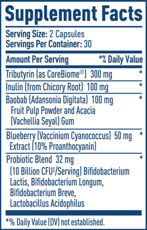 NativePath Native Synbiotic Supplement Facts